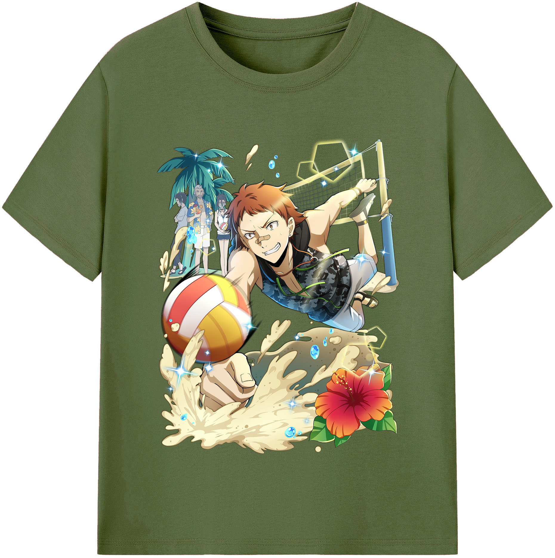 （画像用） 文豪ストレイドッグス Bungo Stray Dogs 綿100％半袖Tシャツ（フロントプリント）